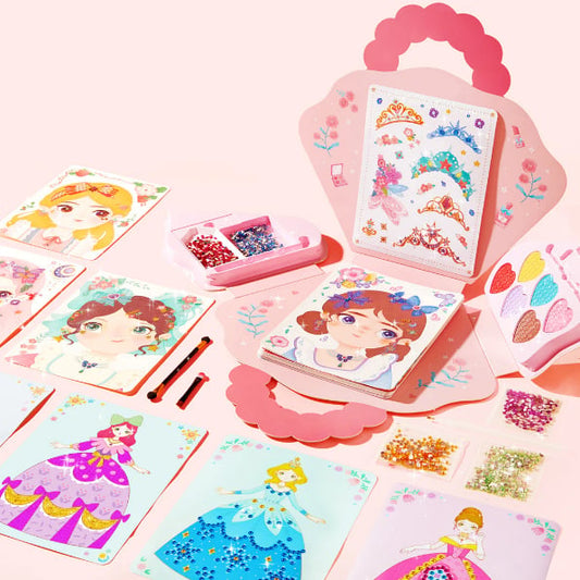 🔥Last Day Promotion 49% OFF💅Fantasy 3-in-1 Princess Dress Up & Make Up Game Set💝