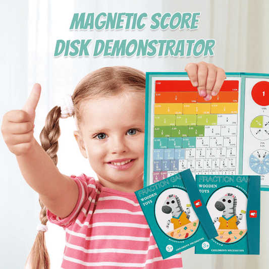 🏅LAST DAY SALE 70% OFF🏅Montessori Magnetic Book Fraction Puzzle