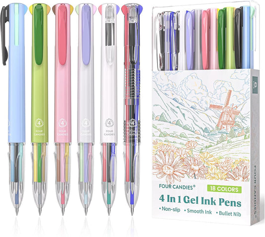⏳Last Day 50%OFF🎨🖊4-in-1 Multi-Color Ink Pen (6PCS/SET)