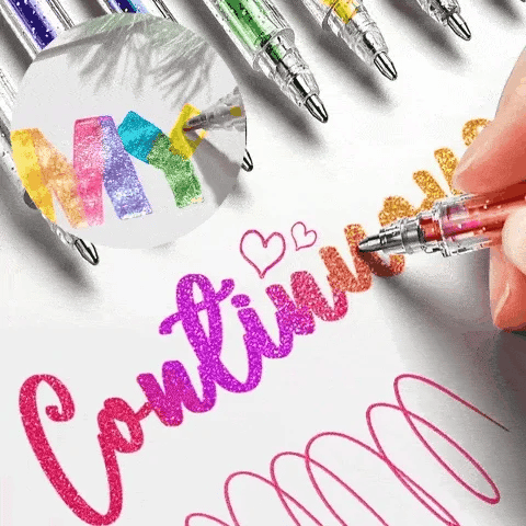 🎁Last Day Sale 49% OFF✨Glitter Gel Pen Set(FREE SHIPPING)