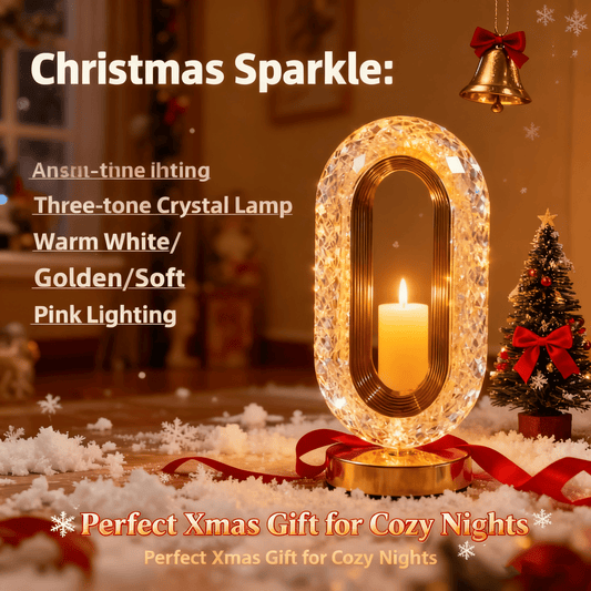 💎⏳THE WEEK'S SPECIAL PRICE £12.99!!✨Luxury Crystal USB LED Desktop Night Lamp | Dimmable