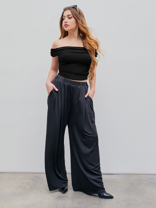 🎉New Product Launch💐– High Elastic Casual Flowy Wide Leg Pants