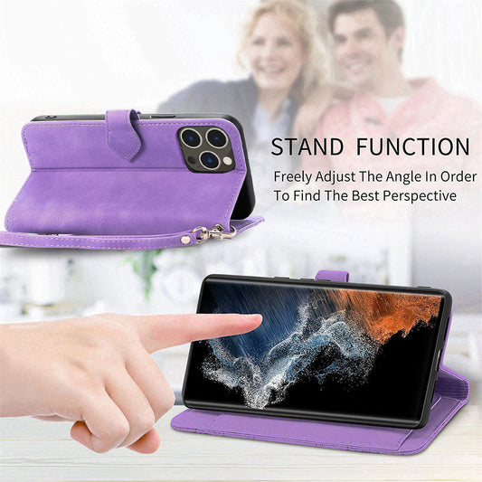 Multi-Functional Flip Phone Case With Buckle