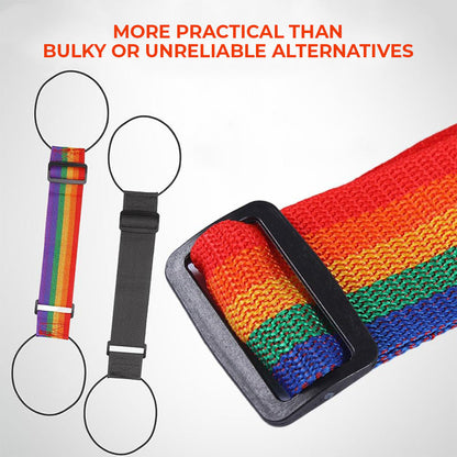 🔥Big Sales - Buy 1 Get 1 Free💥🧳Elastic Luggage Strap Hands-Free for Travel