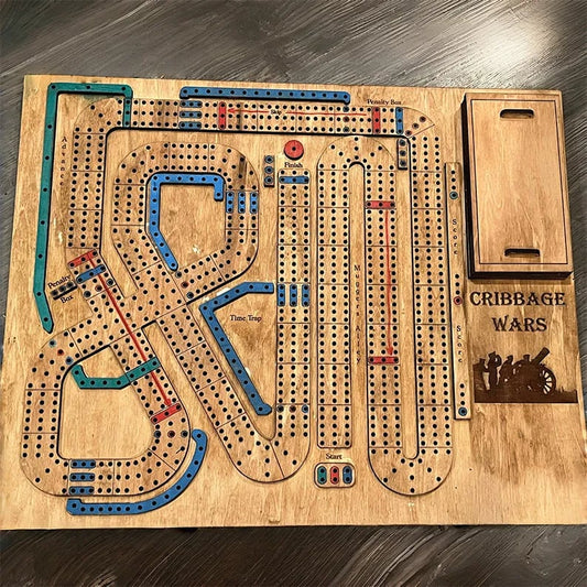 🔥LAST DAY 49% OFF - Cribbage War Game(Large Size 15 Inch)