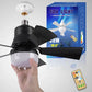 ⏳LAST DAY SALE 60% OFF🔥40W LED Ceiling Fan Light – 20.5” Ultra-Quiet with Remote 🎯 | E27 + FREE B22 Adapter 🔌 | For Bedroom 😴, Kitchen 👩‍🍳 & Garage 🛠️ – UK Ready! 🇬🇧