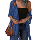 😍Women’s Oversized Knit Cardigan – Lightweight Crochet Tassel Kimono for Spring & Summer 🌸