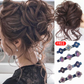 💁‍♀️LAST DAY - BUY 1 GET 1 FREE + FREE GIFT!!💗Messy Curly Hair Bun Scrunchie Extensions