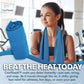 ⏰Summer Sale Buy 1 Get 1 Free❄💦Cold Sweat Towel You Can Use Anywhere, Anytime! Reusable Soft Absorbent Cooling Portable– UK Ready! 🇬🇧
