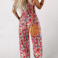 🏖️Summer Hot Sale 50% OFF!🌼Women’s Casual Print Sleeveless Overalls Jumpsuits