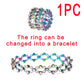 🔥Buy 1 Get 1 Free💍(2PCS)🔥Magic 2-in-1 Folding Retractable Ring Bracelet