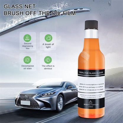 🎁2024 Hot Sale🎁🔥 49% OFF🔥Car Glass Oil Film Stain Removal Cleaner