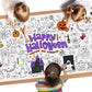 🎃👻LAST DAY PROMOTION - 50%OFF 💜🎁Halloween Coloring Table Cloth