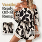 Women's Off Shoulder Shorts Jumpsuit