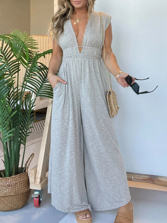 🌷LAST DAY SALE 49% OFF🌷2024 NEW DEEP V JUMPSUIT 🚚 FREE SHIPPING