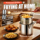 🎉 2026 New Arrival — Over 12,000 Sold! 🍳 304 Stainless Steel Fryer – Crispy Fries, Golden Chicken, Zero Mess – One Pot, Endless Meals 🔥