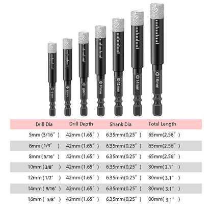 🔥49% OFF🔥Hex shank drill bits for marble/tile/stone🛠️