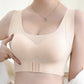 🎉LAST DAY SALE - 60% OFF⚡Easy Front‑Close Cross Back Posture Corrector Bra Wireless Full Support Comfort Bra
