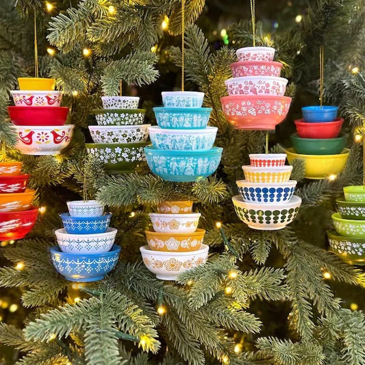 🎄Christmas Sales 49% OFF-Vintage Stack Bowl Christmas Ornament