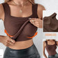 🏆Last Day Special Price ￡8.99!!💐Women's U Neck Thermal Tank Tops with Built-In Bra