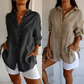 🔥Hot Sale 49% OFF🌷Classic Pleated Textured Single-Breasted Lapel Shirt for Women