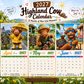 🐮 50% OFF NOW! 🗓️ 2027 Funny Highland Cow Wall Calendar – A4 hanging, charming design & full-year fun – Perfect for home, office or gift giving ✨