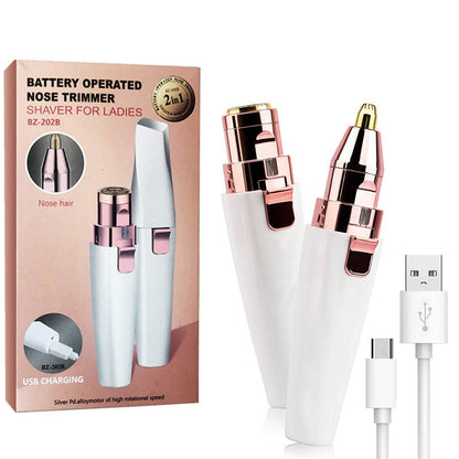 ✨This Week's Special Price £10.99✨2-in-1 Women's Eyebrow and Facial Hair Removal Device