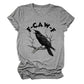 🏆LAST DAY SALE 49% OFF - Humorous Crow Graphic T-Shirt – Say It With a Caw!