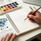 🔥Limited Time Special Price: ￡10.99!!🖼️Beginner-Friendly💕 Watercolor Workbook