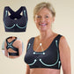 🎉LAST DAY SALE - 60% OFF⚡Easy Front‑Close Cross Back Posture Corrector Bra Wireless Full Support Comfort Bra