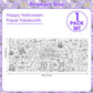 🎃👻LAST DAY PROMOTION - 50%OFF 💜🎁Halloween Coloring Table Cloth
