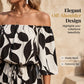 Women's Off Shoulder Shorts Jumpsuit
