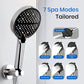🚿50% OFF NOW!✨High-Pressure Rainfall Shower Head - 360° Adjustable Angle, Easy-Clean Nozzles & Universal Fit for Refreshing Showers💦📦