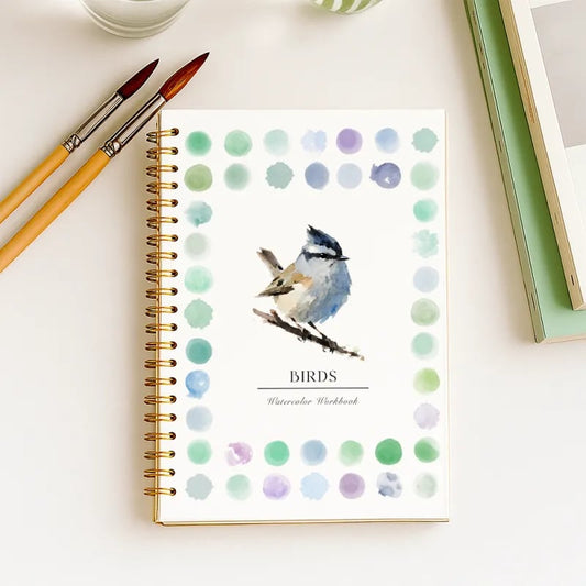 🔥Limited Time Special Price: ￡10.99!!🖼️Beginner-Friendly💕 Watercolor Workbook
