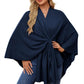 🎁LAST DAY 49% OFF-Elegant Shawl Wraps Soft Open Front Poncho Sweater