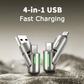 🔥Last Day 49% OFF🔥 - 4-in-1 USB Charging Cable mFish fast charging MAX 240W