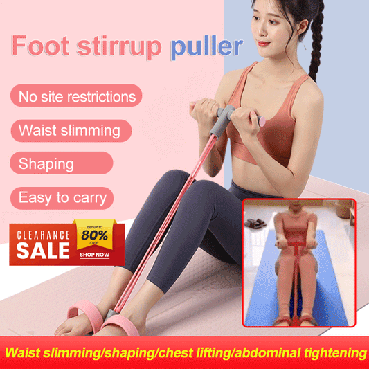 🎁Limited Time 50% Off⏳21 Fitness Resistance Bands-4 Tube Pedal Ankle Puller💧