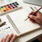 🔥Limited Time Special Price: ￡10.99!!🖼️Beginner-Friendly💕 Watercolor Workbook