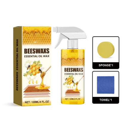 ⏳Time-Limited Special 60%Off⏰🎉All-in-One Wood Beeswax Spray – 355ml, Cleans, Nourishes, Polishes 🌿