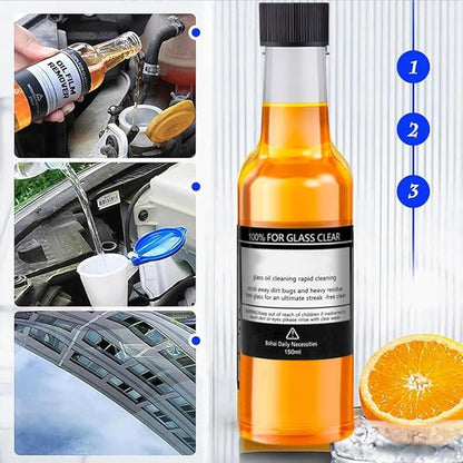 💥Buy 2 Get 1 Free💥Car Glass Oil Film Stain Removal Cleaner