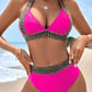 👙Last Day Promotion 56% OFF🔥Sexy V-neck Women's Holiday Swimsuit With Wavy Pattern