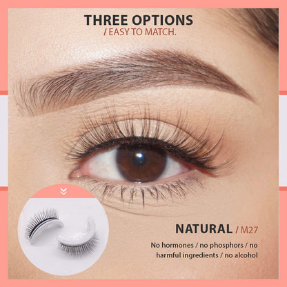 ?Buy 2 Get 1 Free?Waterproof & Reusable Self-Adhesive Eyelashes