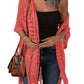 😍Women’s Oversized Knit Cardigan – Lightweight Crochet Tassel Kimono for Spring & Summer 🌸