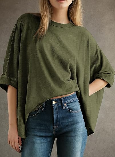 🏖️Summer Hot Sale 50% OFF🌼Women’s Casual Loose Short Sleeve Top