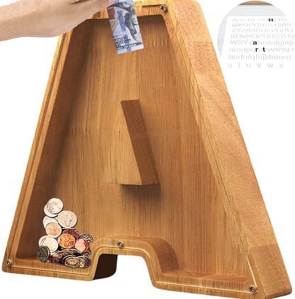 ⏰Limited Time Price ￡12.99💰Piggy Bank-Wood Gift For Kids