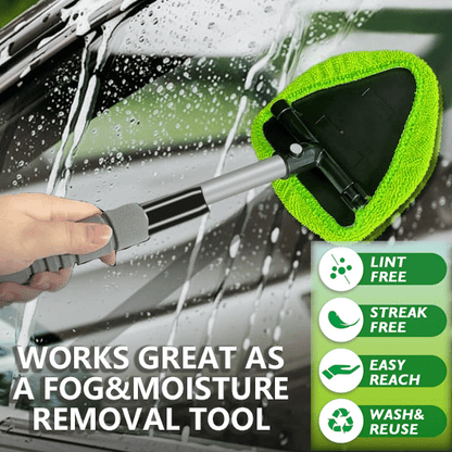 🏆LAST DAY SALE ￡7.99⚡Microfiber Windshield Cleaner with Extendable Handle