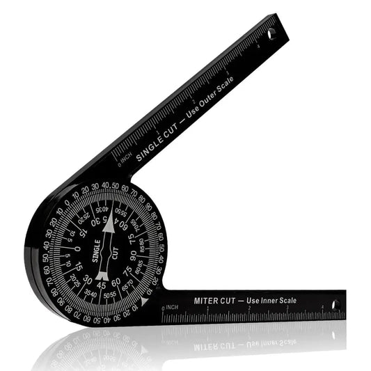 🎁Last Day Sale - Only ￡7.99📏 7-Inch Aluminum Miter Saw Protractor | Precision Angle Finder