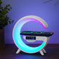 Multifunctional Bluetooth Speaker-Colorful Atmosphere Light Wireless Charging and Clock All-in-one Machine