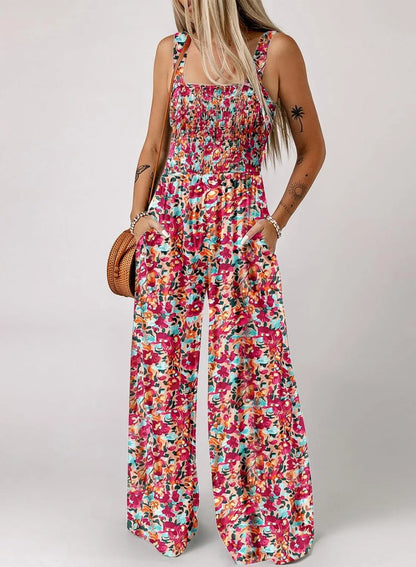 🏖️Summer Hot Sale 50% OFF!🌼Women’s Casual Print Sleeveless Overalls Jumpsuits
