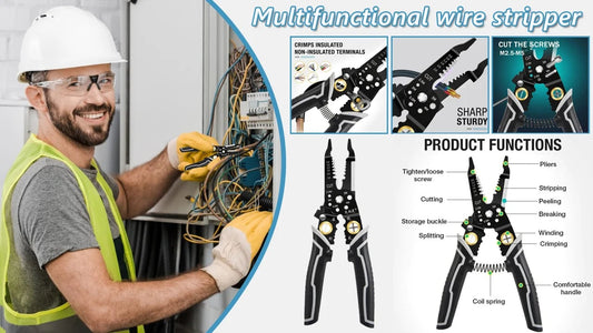 🛠️Multi-functional wire stripping pliers